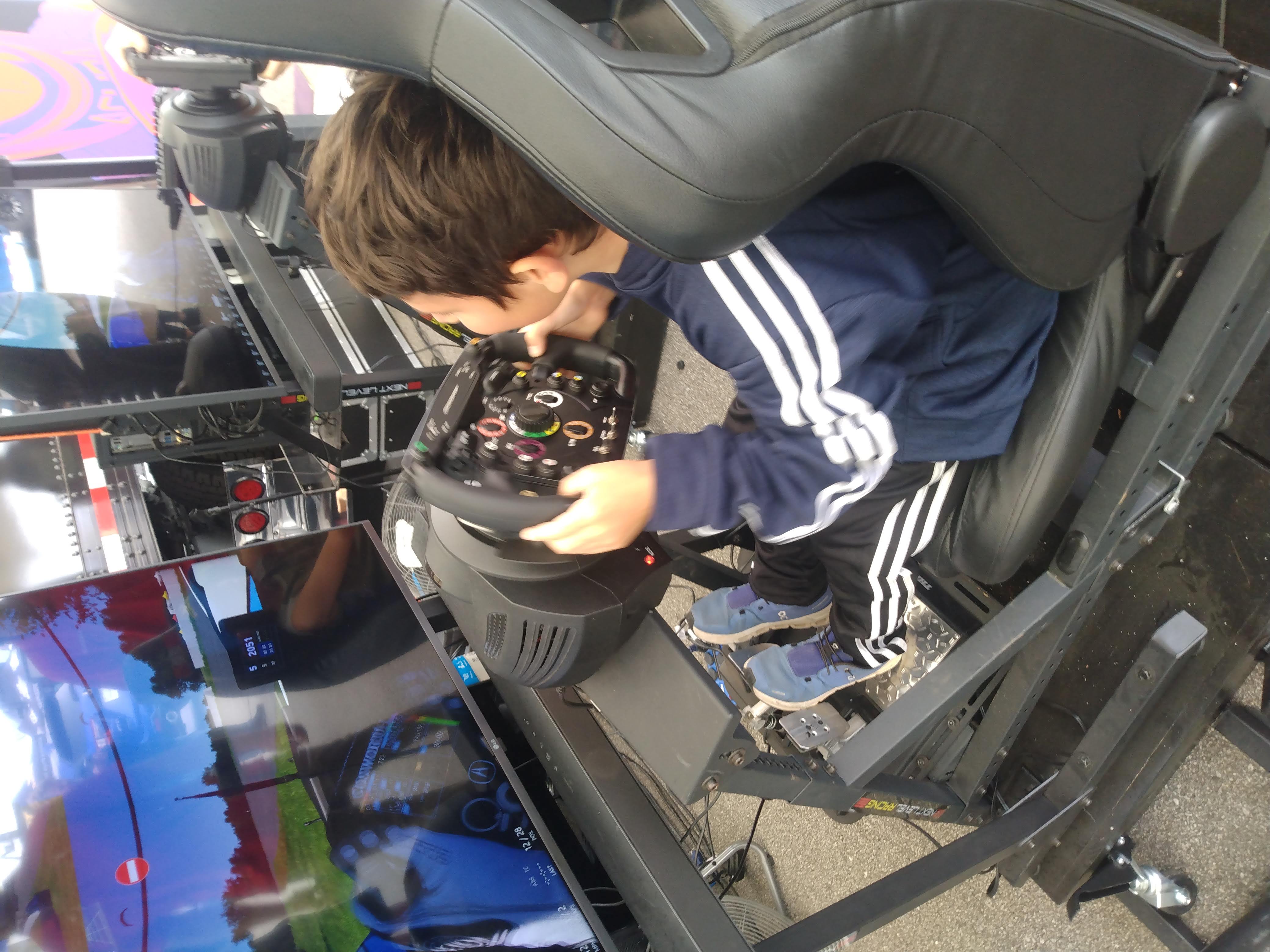 Max - Rocky Racing Driver in Simulator